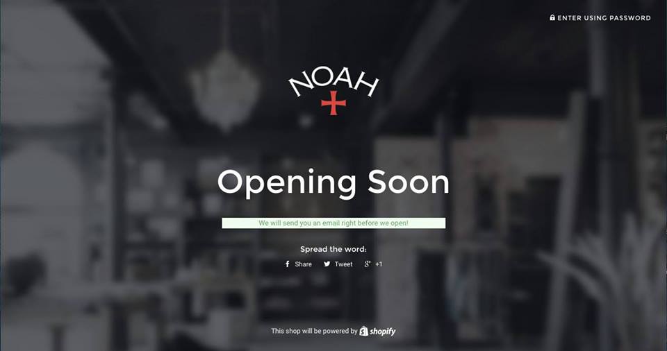 Noah官網初期