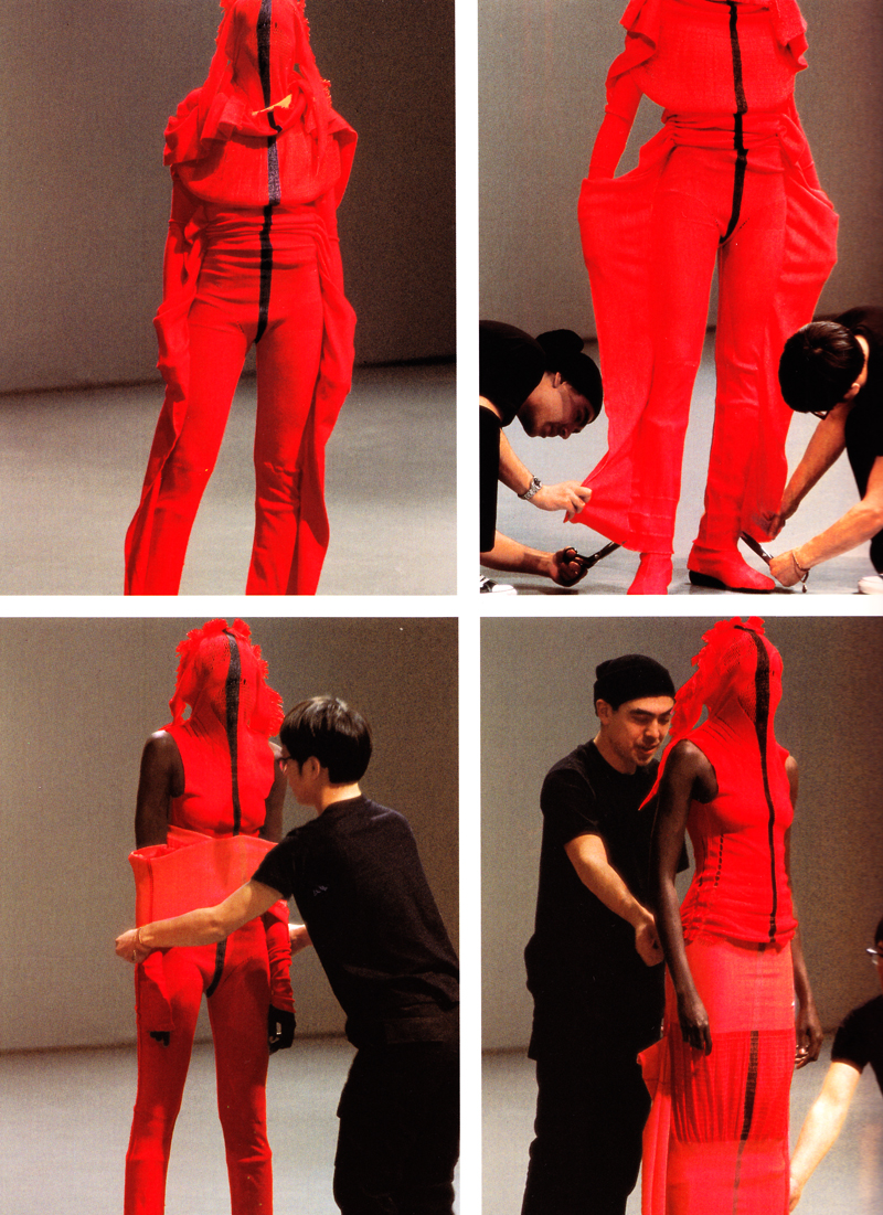 Issey Miyake and Dai Fujiware, Images from A-POC (A Piece of Cloth) Making, 1999