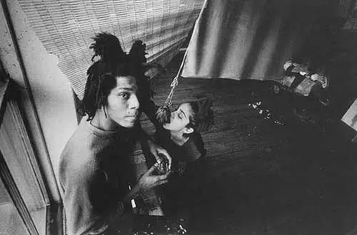 Jean-Michel Basquiat with Madonna