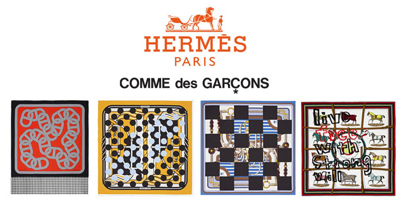 Comme des Gsrcons X Hermes via Highsnobiety