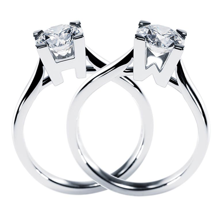 HW Diamond Engagement Ring 