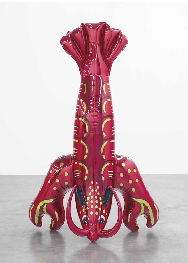 Jeff Koons《Lobster 龍蝦》，690萬美元。