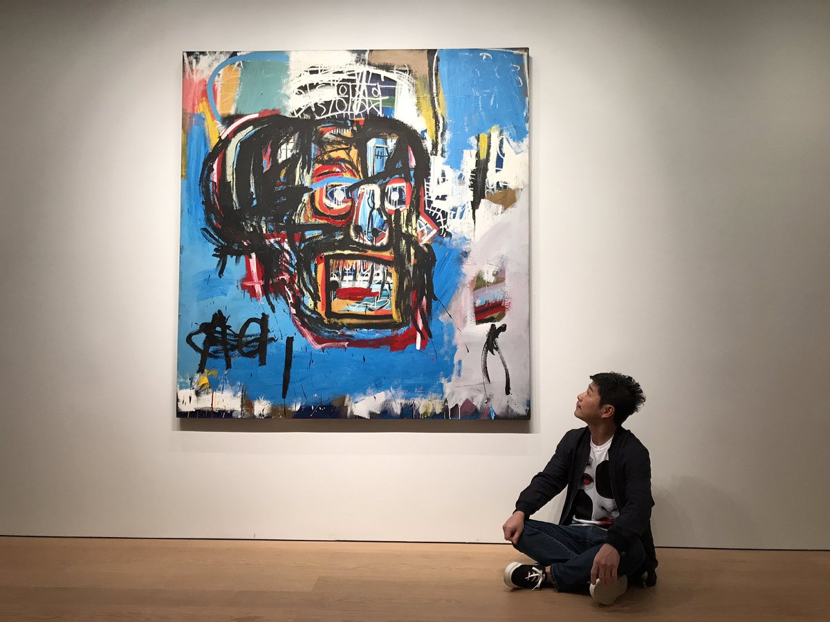 前澤友作與Basquiat的畫作《untitled 無題》