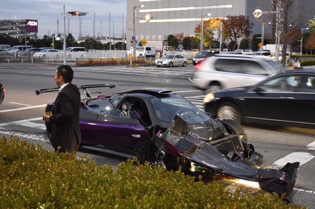 被擊毀的Pagani Zonda ZOZO