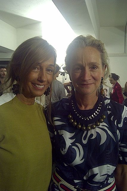 Marni 品牌創辦人 Consuelo Castiglioni 與 Lucinda Chambers