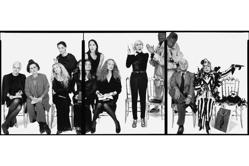 Portraits of Fashion Influencers : Suzy Menkes, Franca Sozzani, Imran Amed, Diane Von Furstenberg, Anna Wintour, Polly Mellen, André Leon Talley, John Fairchild, Grace Coddington Photo by Richard Avedon