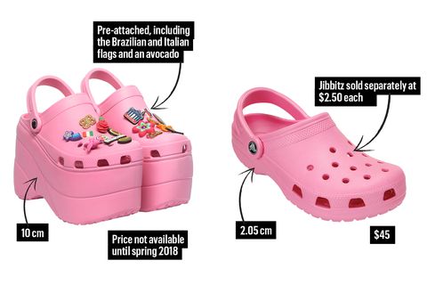 pink crocs balenciaga