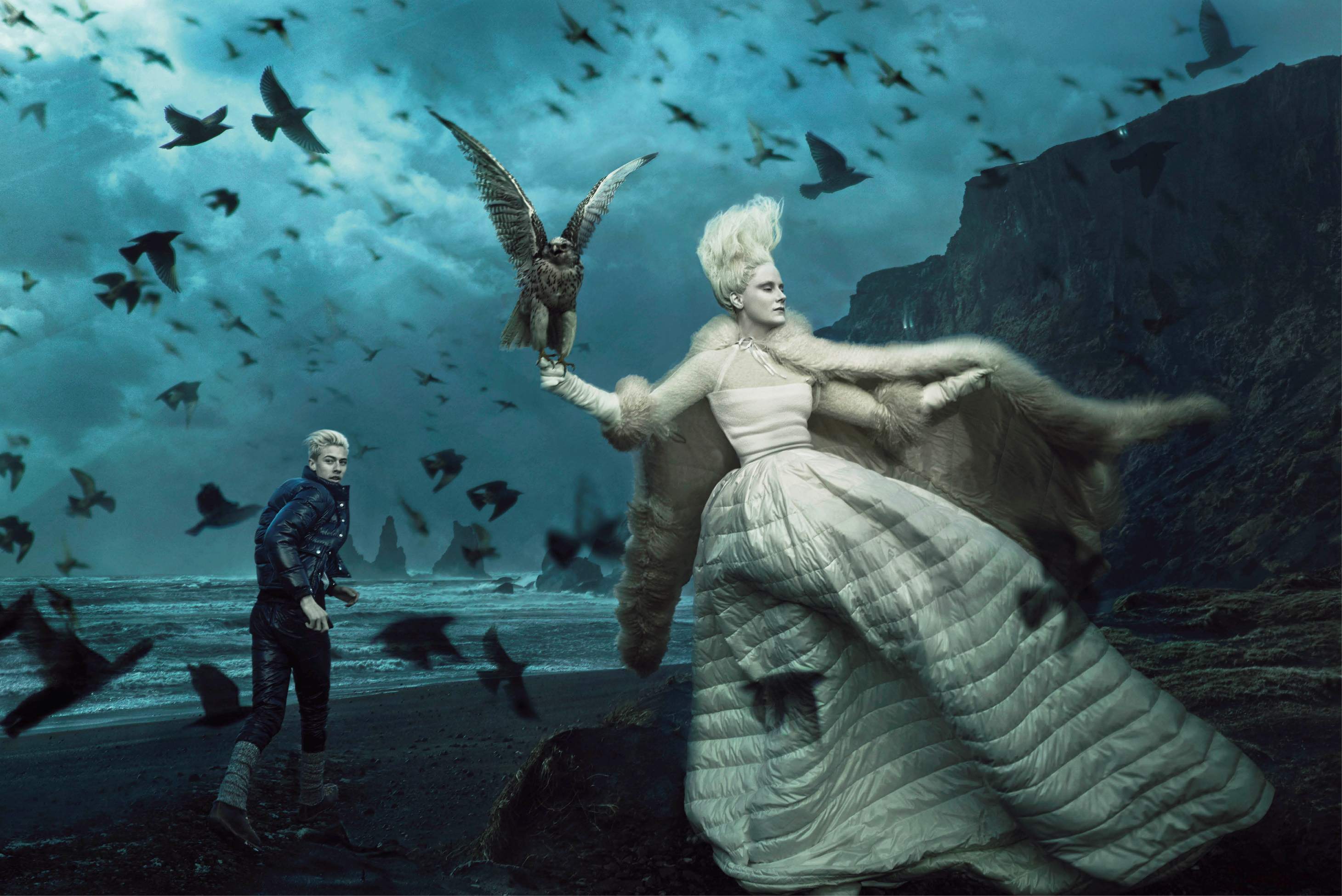 Moncler F/W 15 ad by Annie Leibovitz