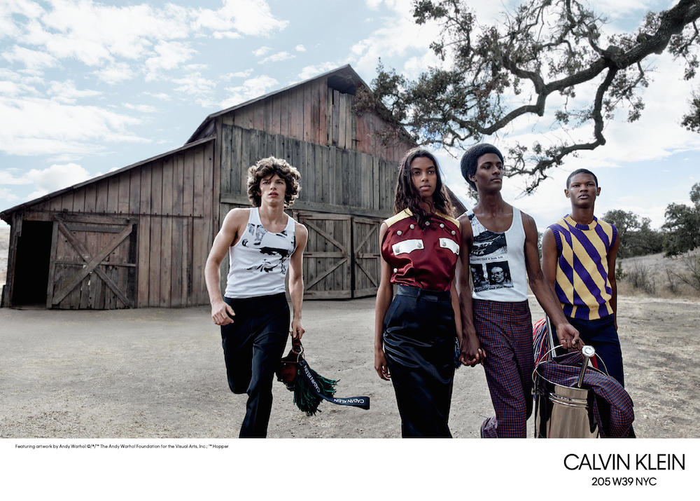 Calvin Klein 2018 S/S AD campaign