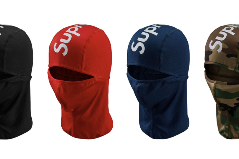 Supreme Reflective Logo Balaclava 2016 F/W