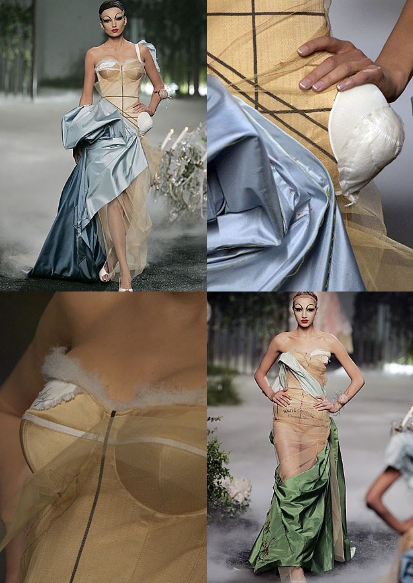 Dior by John Galliano 2005 秋冬高級訂製服也採用了相同概念