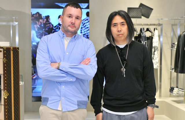 Kim Jones 與藤原浩（Hiroshi Fujiwara）, photo via WWD