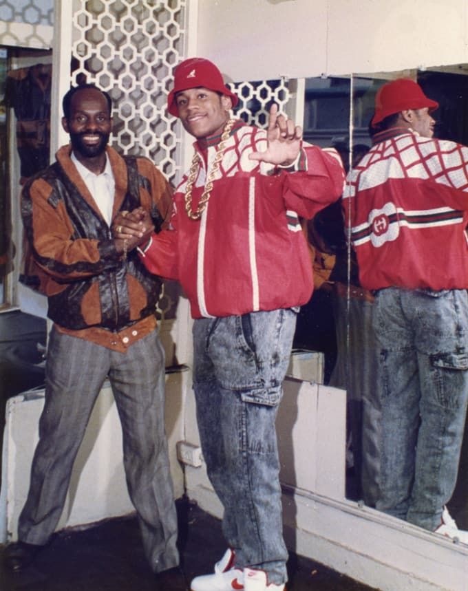 Dapper Dan & LL Cool J, photo via COMPLEX