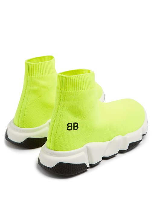 Balenciaga Yellow BB Speed, photo via Matchesfashion