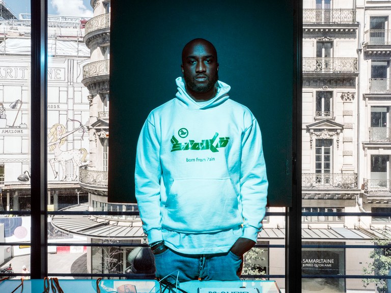 Virgil Abloh, photographs by ALEX MAJOLI for Vanity Fair