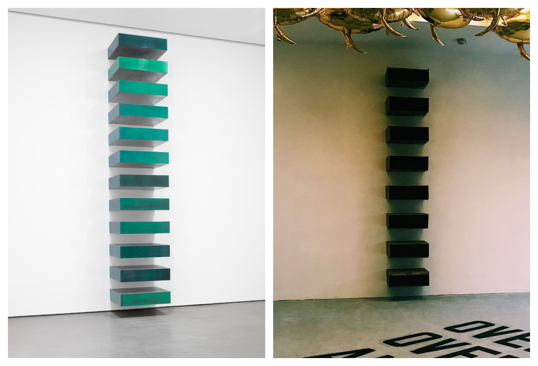 Jose Dávila VS Donald Judd 