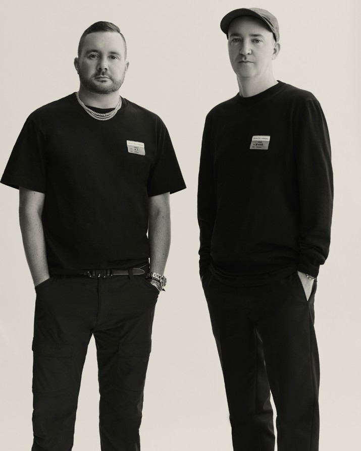 Kim Jones & Kaws, photo via Les Inrocks