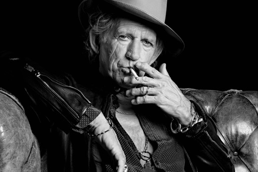 Hedi 為 Keith Richards 拍攝照片 