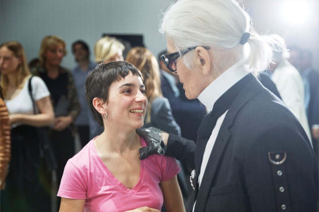 Marine Serre & Karl Lagerfeld